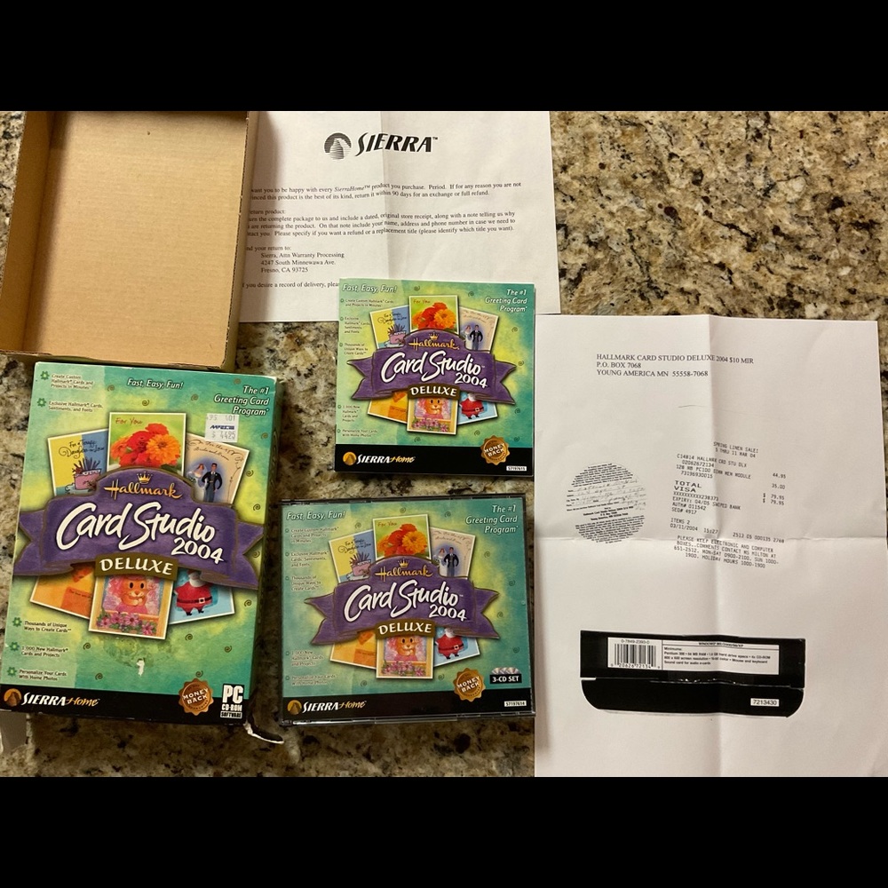 Serria Hallmark Card Studio Deluxe 2004 edition